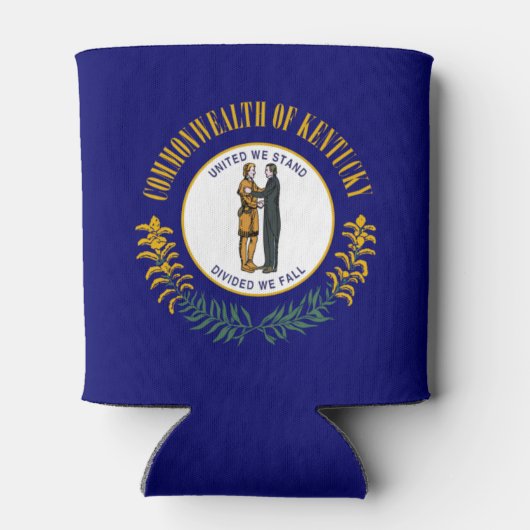 Kentucky: Blauwgras Gemenebest Amerikaanse staatsv Blikjeskoeler (Achterkant)