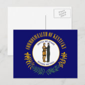 Kentucky: Blauwgras Gemenebest Amerikaanse staatsv Briefkaart (Voorkant / Achterkant)