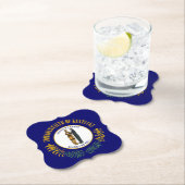 Kentucky: Blauwgras Gemenebest Amerikaanse staatsv Kartonnen Onderzetters (Insitu)