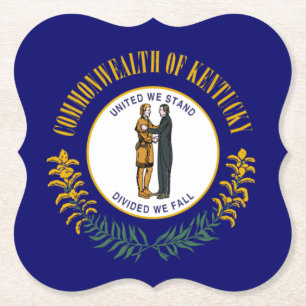 Kentucky: Blauwgras Gemenebest Amerikaanse staatsv Kartonnen Onderzetters