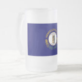 Kentucky: Blauwgras Gemenebest Amerikaanse staatsv Matglas Bierpul (Voorkant links)