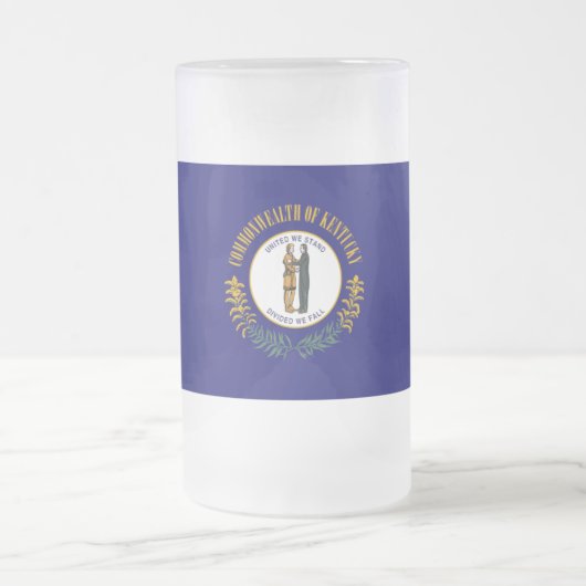 Kentucky: Blauwgras Gemenebest Amerikaanse staatsv Matglas Bierpul (Center)