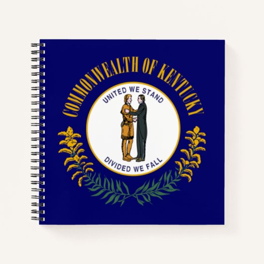 Kentucky: Blauwgras Gemenebest Amerikaanse staatsv Notitieboek (Voorkant)