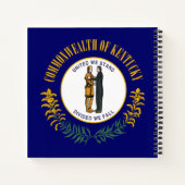 Kentucky: Blauwgras Gemenebest Amerikaanse staatsv Notitieboek (Achterkant)