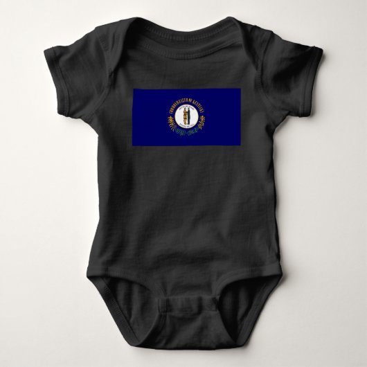 Kentucky: Blauwgras Gemenebest Amerikaanse staatsv Romper (Voorkant)