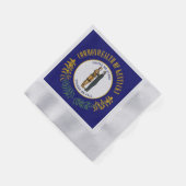 Kentucky: Blauwgras Gemenebest Amerikaanse staatsv Servet (Hoek)