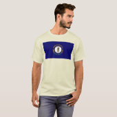 Kentucky: Blauwgras Gemenebest Amerikaanse staatsv T-shirt (Voorkant volledig)