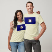 Kentucky: Blauwgras Gemenebest Amerikaanse staatsv T-shirt (Unisex)