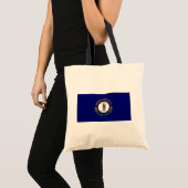 Kentucky: Blauwgras Gemenebest Amerikaanse staatsv Tote Bag (Voorkant (product))