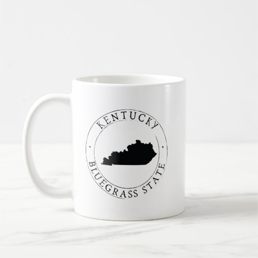 Kentucky Blue Grass State Coffee Mok (Links)