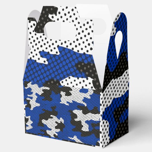 Kentucky Blue White Classic Camo Pattern Bedankdoosjes (Geopend)