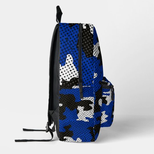 Kentucky Blue White Classic Camo Pattern Bedrukte Rugzak (Links)