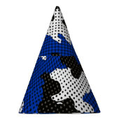 Kentucky Blue White Classic Camo Pattern Feesthoedjes (Rechts)