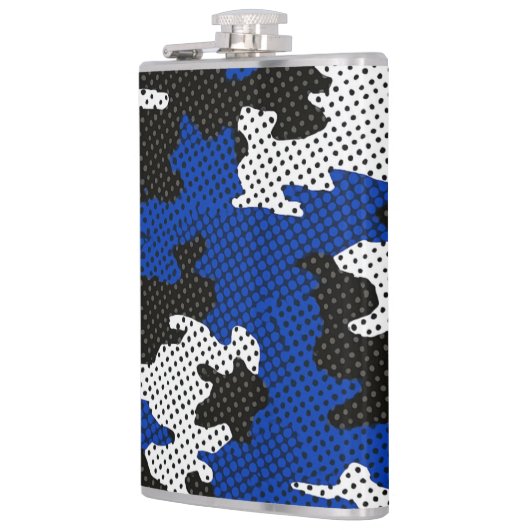 Kentucky Blue White Classic Camo Pattern Heupfles (Links)