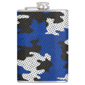 Kentucky Blue White Classic Camo Pattern Heupfles (Voorkant)