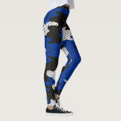 Kentucky Blue White Classic Camo Pattern Leggings (Rechts)
