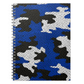 Kentucky Blue White Classic Camo Pattern Notitieboek (Voorkant)