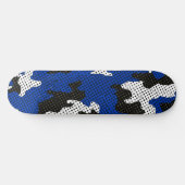 Kentucky Blue White Classic Camo Pattern Persoonlijk Skateboard (Horizontaal)