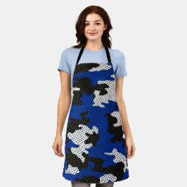 Kentucky Blue White Classic Camo Pattern Schort