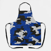 Kentucky Blue White Classic Camo Pattern Schort (Voorkant)
