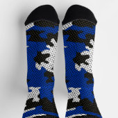 Kentucky Blue White Classic Camo Pattern Sokken (Top)