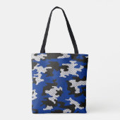 Kentucky Blue White Classic Camo Pattern Tote Bag (Achterkant)
