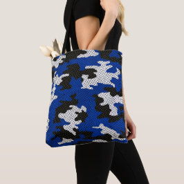 Kentucky Blue White Classic Camo Pattern Tote Bag