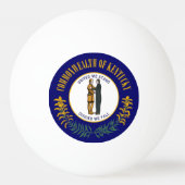 Kentucky: Bluegrass Commonwealth Amerikaanse staat Pingpongbal (Voorkant)