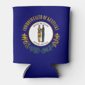 Kentucky: Bluegrass Commonwealth Staatsvlag van de Blikjeskoeler (Voorkant)