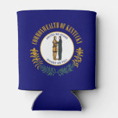 Kentucky: Bluegrass Commonwealth Staatsvlag van de Blikjeskoeler (Achterkant)