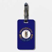 Kentucky Bluegrass Commonwealth State Flag Bagagelabel (Achterkant verticaal)