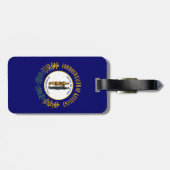 Kentucky Bluegrass Commonwealth State Flag Bagagelabel (Achterkant horizontaal)