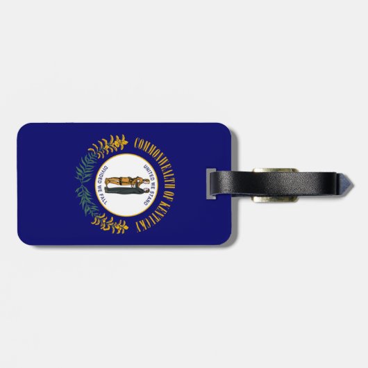 Kentucky Bluegrass Commonwealth State Flag Bagagelabel (Achterkant horizontaal)
