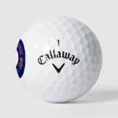 Kentucky: Bluegrass Commonwealth US Staatsvlag Golfballen (Logo)