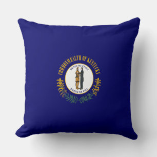 Kentucky: Bluegrass Commonwealth US State Flag wor Kussen