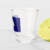 Kentucky: Bluegrass Commonwealth US State Flag wor Shot Glas (Rechts)