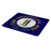 Kentucky: Bluegrass Commonwealth US State Flag wor Snijplank (Hoek)