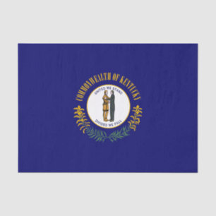 Kentucky: Bluegrass Commonwealth US State Flag wor Tissuepapier
