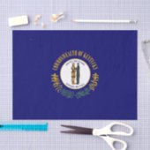 Kentucky: Bluegrass Commonwealth US State Flag wor Tissuepapier (Craft)