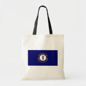 Kentucky: Bluegrass Commonwealth Vlag van de Ameri Tote Bag (Voorkant)