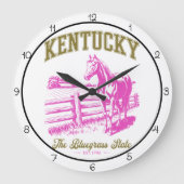Kentucky Bluegrass Staatspaard Grote Klok (Voorkant)