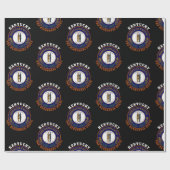 KENTUCKY BLUEGRASS STATE FLAG CADEAUPAPIER (Vlak)