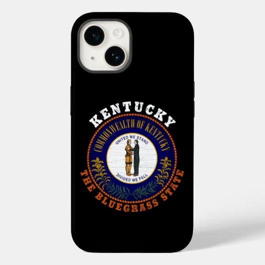 KENTUCKY BLUEGRASS STATE FLAG Case-Mate iPhone CASE (Achterkant)