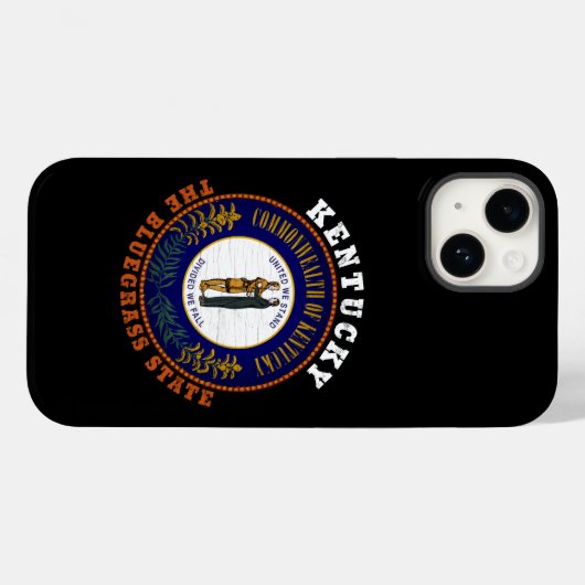 KENTUCKY BLUEGRASS STATE FLAG Case-Mate iPhone CASE (Achterkant (horizontaal))