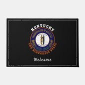 KENTUCKY BLUEGRASS STATE FLAG DEURMAT (Voorkant)