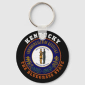 KENTUCKY BLUEGRASS STATE FLAG SLEUTELHANGER (Voorkant)