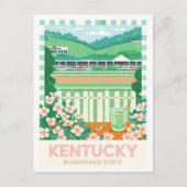 Kentucky Bluegrass State Verenigde Staten Zomer Re Briefkaart (Voorkant)