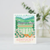 Kentucky Bluegrass State Verenigde Staten Zomer Re Briefkaart (Staand voorkant)