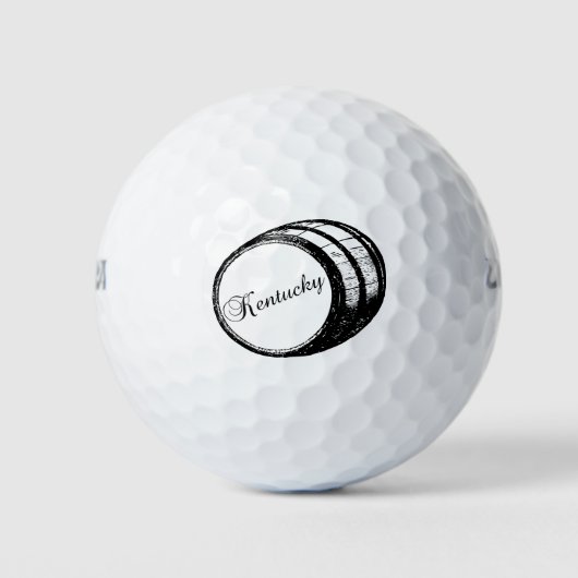 Kentucky Bourbon Golfballen (Voorkant)
