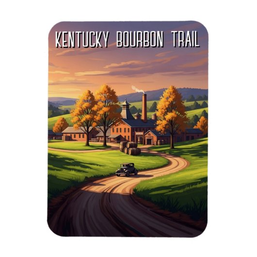 Kentucky Bourbon Trail Reis Magneet (Verticaal)